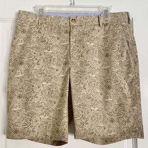 NWT Peter Millar Seaside Khaki Floral Shorts-34